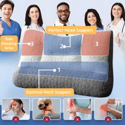 Ergonomisches Memory-Foam-Nackenstützkissen