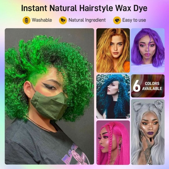 Mehr kaufen, mehr sparen 11 Farben - Sofortiges Einweg-Haarfrbewachs