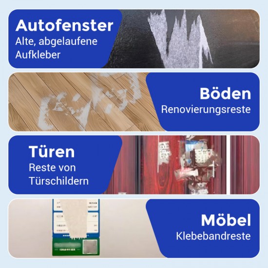 Multifunktionaler Klebstoffentferner für verschiedene Oberflchen
