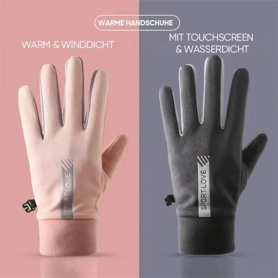 Wasserdichte Finger-Touchscreen-Handschuhe, rutschfest und kltebestndig