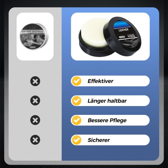  Heier Verkauf 50% OFF  Führende Reinigungs- und Pflegecreme &Reinigungspaste für Lederpflege