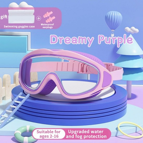 2025 HEISS 50% RabattHD-wasserdichte und antibeschlagende Kinder-Schwimmbrillen mit groem Rahmen