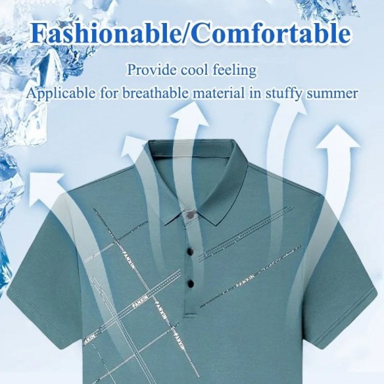 Kaufe zwei und erhalte kostenlosen VersandStretchhemd aus Eisseide für Herren