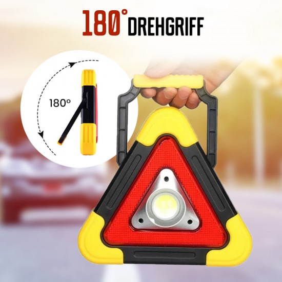 50% Rabatt2-in-1 Solar-Warndreieck-Leuchten für den Notfall