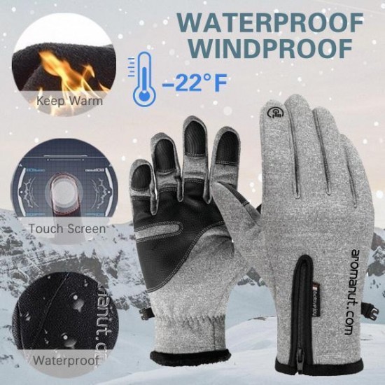 49% Rabatt Unisex Winter Warm Wasserdichte Touchscreen Handschuhe