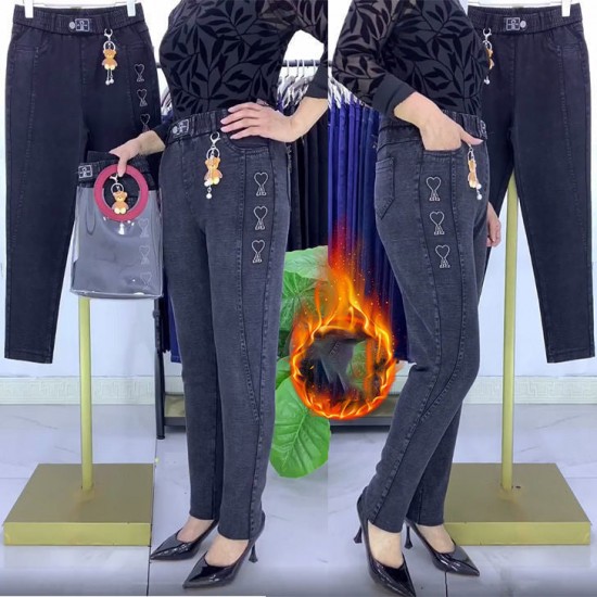 Verstrkte Stretch-Jeans für den Winter