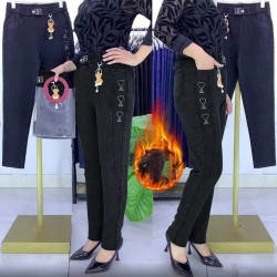 Verstrkte Stretch-Jeans für den Winter