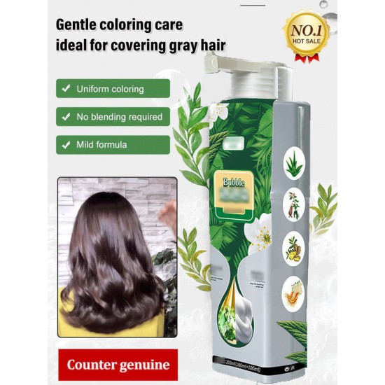 Weihnachtsangebot-49% RABATTReine Pflanzenextrakte für graues Haar Schaumhaarfrbemittel