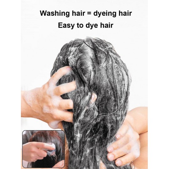 Weihnachtsangebot-49% RABATTReine Pflanzenextrakte für graues Haar Schaumhaarfrbemittel