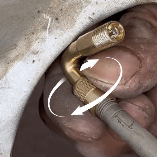 Je Mehr Sie Kaufen, Desto Billiger Ist Es - Vielseitige reine Messing-Luftspraydüse-Erweiterung