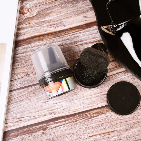 Universal Neutral Shoe Polish Cream mit Schwamm