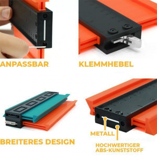 Zezzo Konturenlehre Kontur-Vervielfltigungslehre mit Schloss