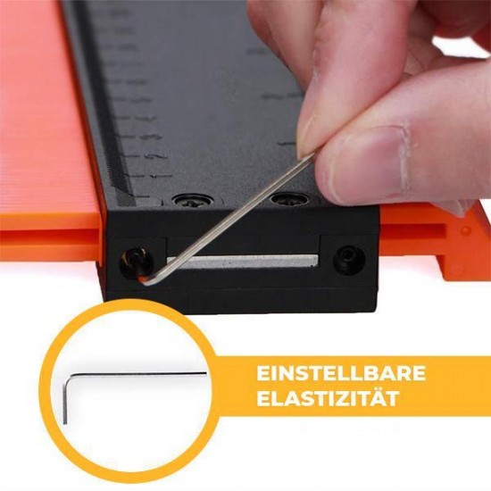 Zezzo Konturenlehre Kontur-Vervielfltigungslehre mit Schloss