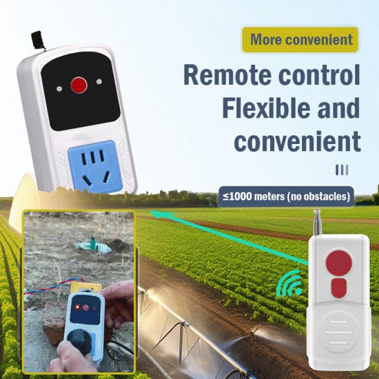 Intelligente Fernbedienungssteckdose für Wasserpumpenmotor