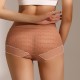 Kaufe 1, bekomme 2 gratisBequeme atmungsaktive nahtlose Spitzen-Slips mit hoher Taille