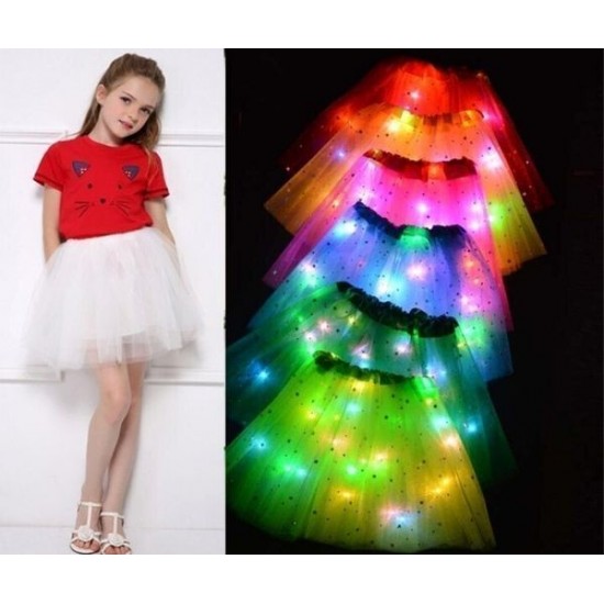 Heier Verkauf 50 % RabattMagischer & leuchtender LED-Tutu-Rock