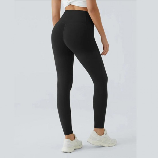  Figurformende High-Waist-Leggings mit Po-Lift & Seitentasche | 37% OFF