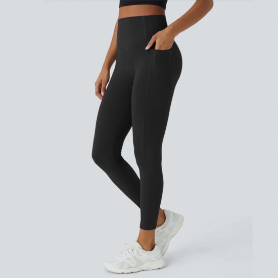  Figurformende High-Waist-Leggings mit Po-Lift & Seitentasche | 37% OFF