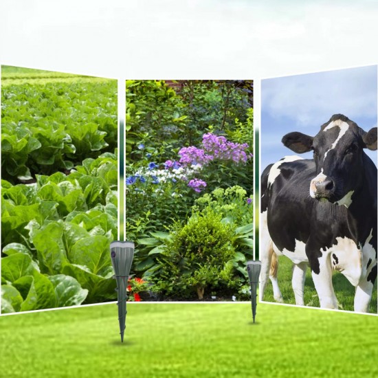 Frühjahrsverkauf 45% Rabatt Solarbetriebener, wasserdichter Schraub-Wühlmausschreck