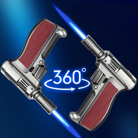 Tragbare, winddichte, nachfüllbare Mehrzweck-Taschenlampe Feuerzeug