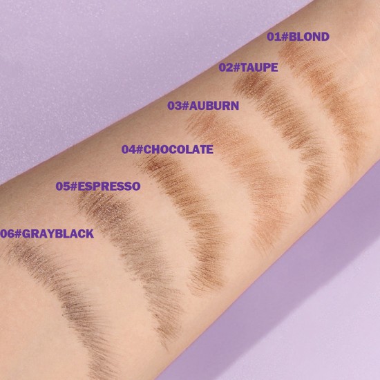 Super dick Abgewinkelter Pinsel & Dip Flüssiger Augenbrauenstift