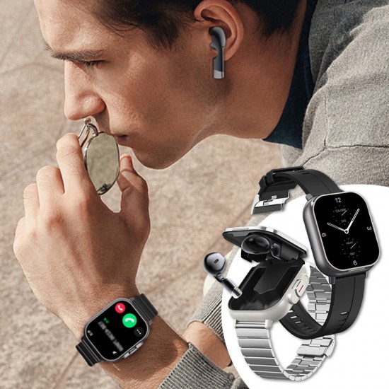  2-in-1 Smartwatch & Ohrhrer – Alles in einem! 