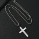 Edelstahl-Kreuz-Anhnger-Halskette für Mnner und Frauen