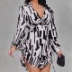 Print Waist-Cinching Shirt Dress with Side Drawstring