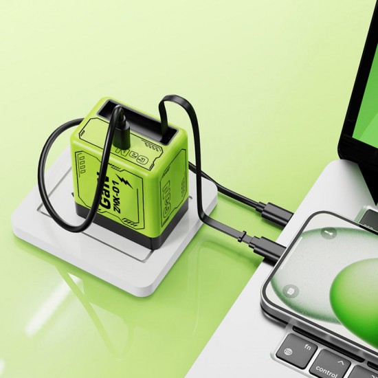  Hot Sale 49% Rabatt Schnellladeadapter mit einziehbarem Typ-C-Kabel und Stecke