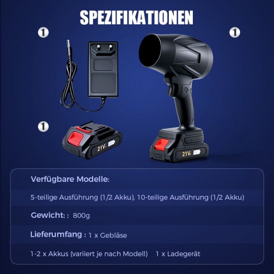 Auto Elektrel Schneegeblse Handheld -Lüfter（50% Rabatt für eine begrenzte Zeit!）