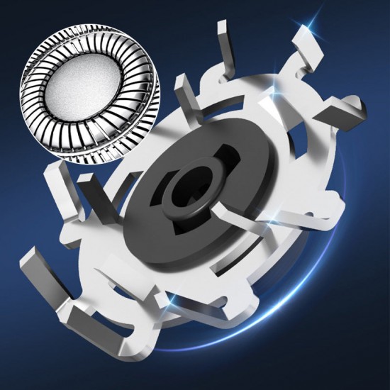 Transparenter Mini-Elektrorasierer – IPX7 wasserdicht