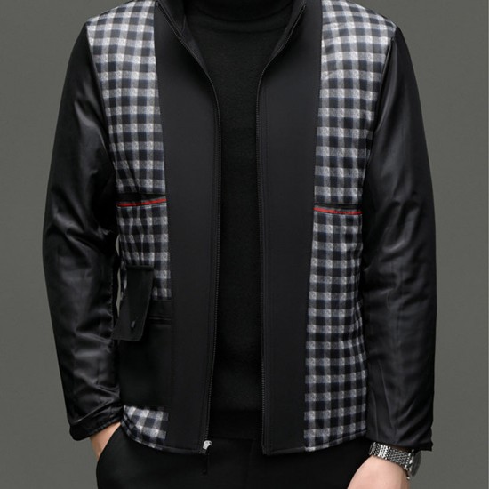 Mittellanger Trenchcoat für Herren mit herausnehmbarem Innenfutter