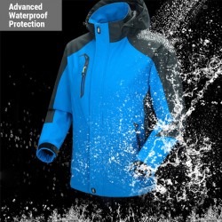 Herren-Performance-Outdoor-Jacke – Winddicht, wasserdicht & atmungsaktiv