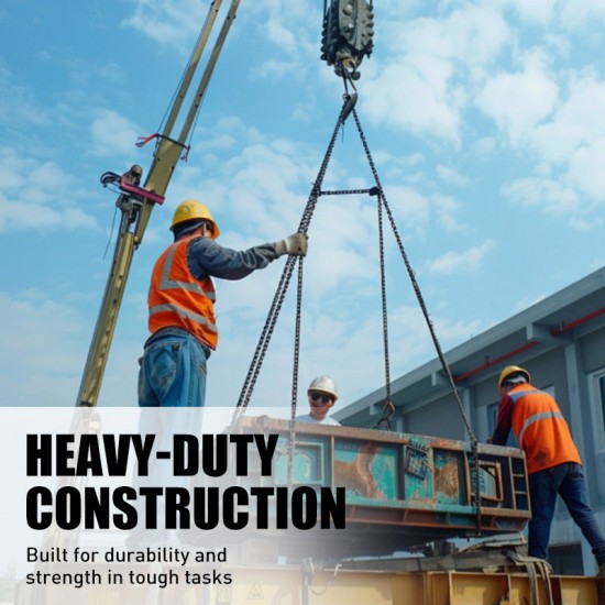 Schwerlast-Flaschenzugsystem-Kit mit Karabinerhaken